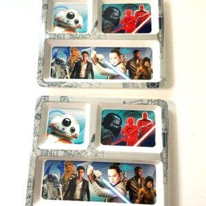 Star Wars Melamine Plastic Divided Plates Lucas Film x Kohls Set of 2